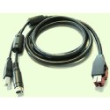 Kabel USB HP Cable en Y con alim. USB Czarny