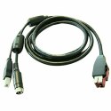 Kabel USB HP Cable en Y con alim. USB Czarny