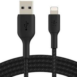 Kabel USB do Lightning Belkin CAA002BT0MBK Czarny 15 cm