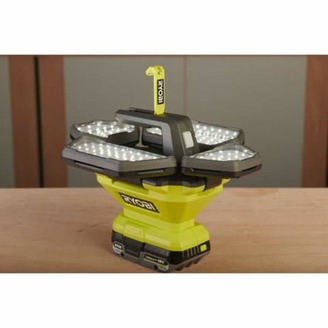 LED spotlight Ryobi 360° 500 lm Kolor Zielony Szary