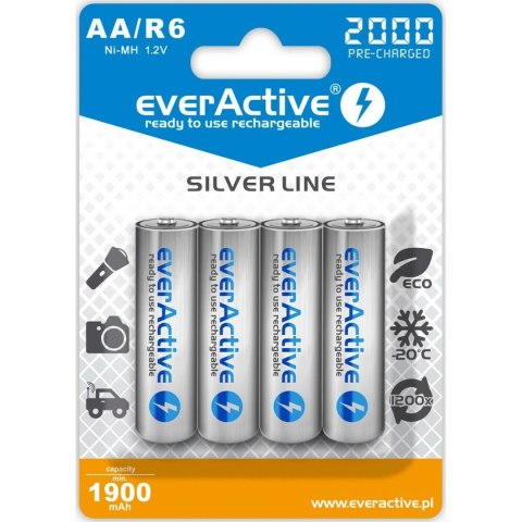 Baterie akumulatorowe EverActive EVHRL6-2000 AA LR6 1,2 V 3.7 V