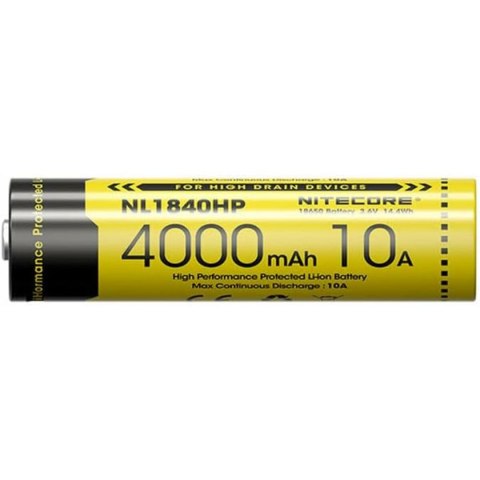 Baterie akumulatorowe Nitecore NT-NL1840HP 4000 mAh 3,6 V 18650