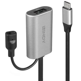 Kabel USB-C LINDY 43270 5 m Czarny Srebrzysty