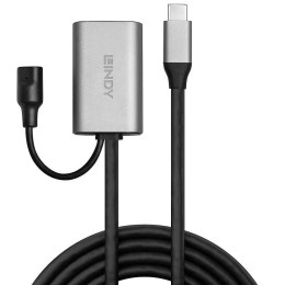 Kabel USB-C LINDY 43270 5 m Czarny Srebrzysty