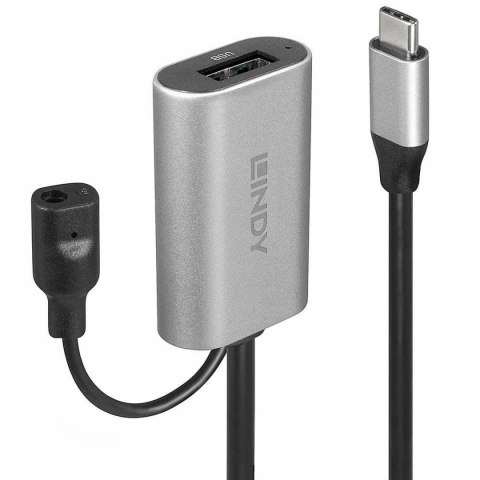 Kabel USB-C LINDY 43270 5 m Czarny Srebrzysty