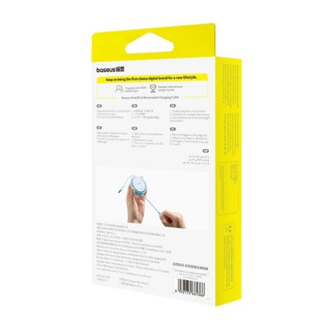 Kabel USB-C do Lightning Baseus P10364501311-00 Niebieski 1 m