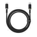 Kabel USB-C do Lightning Baseus P10377800U01-00 Czarny Złoto 1 m