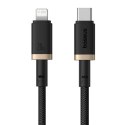 Kabel USB-C do Lightning Baseus P10377800U01-02 Czarny Złoto 2 m