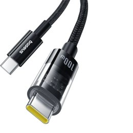 Kabel USB-C na USB-C Baseus P10373000111-00 Czarny 1 m