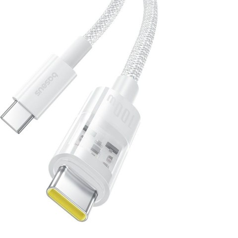 Kabel USB-C na USB-C Baseus P10373000211-00 Biały 1 m