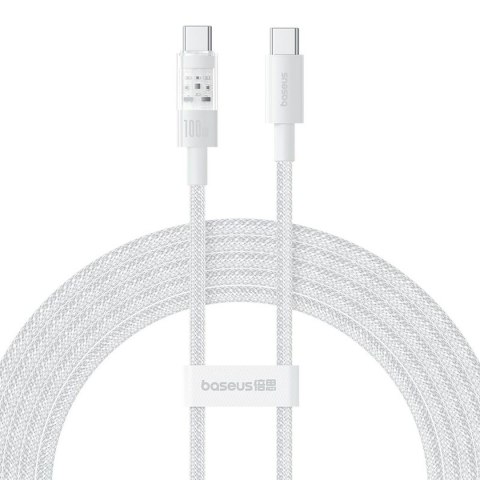 Kabel USB-C na USB-C Baseus P10373000211-01 Biały 2 m
