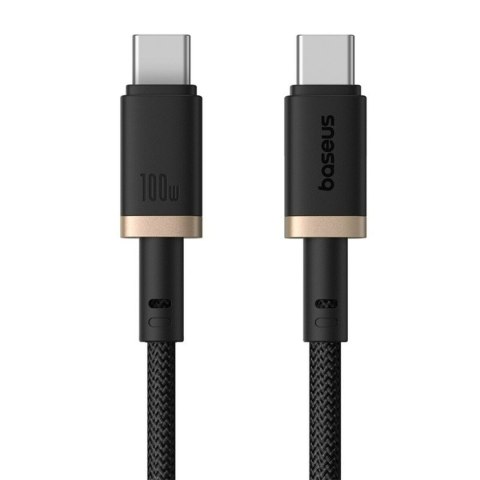 Kabel USB-C na USB-C Baseus P10377803U01-02 Czarny Złoto 2 m