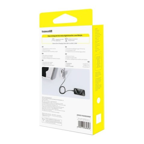 Kabel USB-C na USB-C Baseus P10377803U01-02 Czarny Złoto 2 m