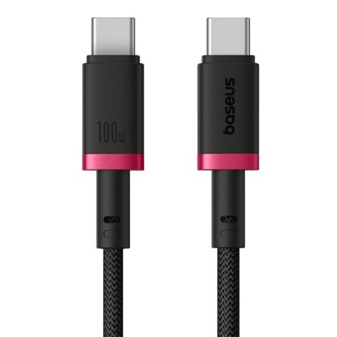 Kabel USB-C na USB-C Baseus P10377803U01-03 Czarny Czerwony 2 m