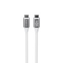 Kabel USB-C na USB-C Havit CB6290 Biały Szary 1 m