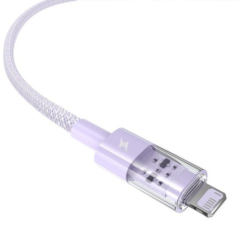 Kabel USB do Lightning Baseus P10373003511-00 Purpura 1 m