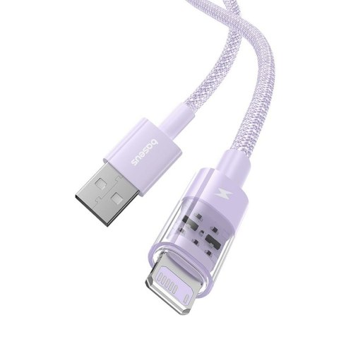 Kabel USB do Lightning Baseus P10373003511-01 Purpura 2 m