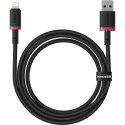Kabel USB do Lightning Baseus P10377801U01-01 Czarny Czerwony 1 m