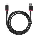 Kabel USB do Lightning Baseus P10377801U01-01 Czarny Czerwony 1 m