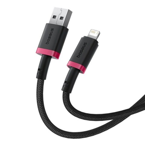 Kabel USB do Lightning Baseus P10377801U01-03 Czarny Czerwony 2 m
