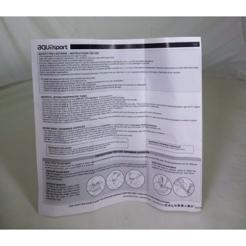 Okulary do Pływania dla Dorosłych AquaSport Czarny Szary (12 Sztuk)