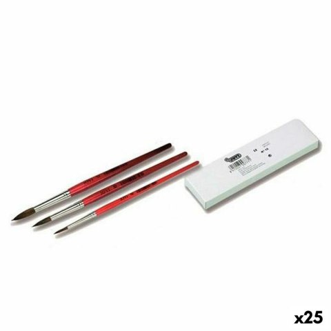 Pędzle Jovi PONEY Nº12 Brązowy 20,3 cm 10,3 mm 12 Części (25 Sztuk)
