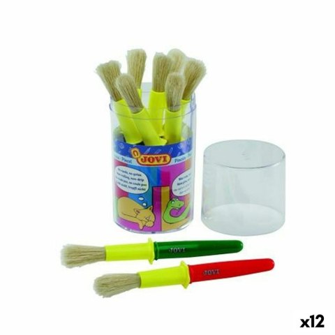 Pędzle Jovi Wielokolorowy 9 Części (12 Sztuk)