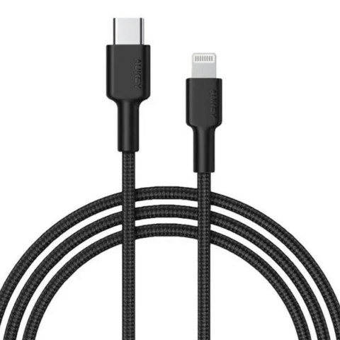 Kabel USB-C do Lightning Aukey CB-CL4 Czarny 1,8 m