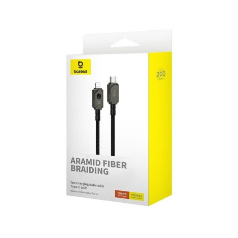 Kabel USB-C do Lightning Baseus P10355803111-01 Czarny 2 m