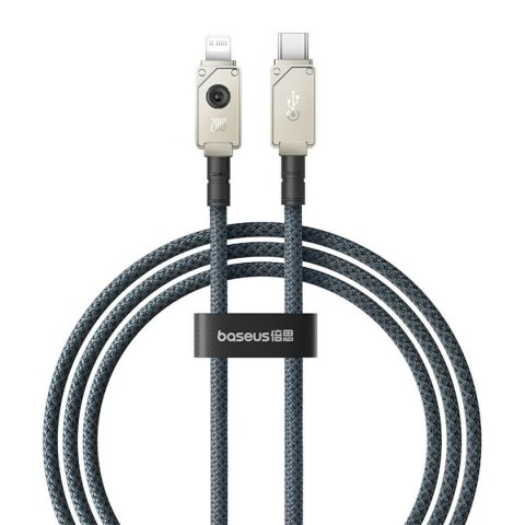 Kabel USB-C do Lightning Baseus P10355803221-00 Biały Czarny 1 m