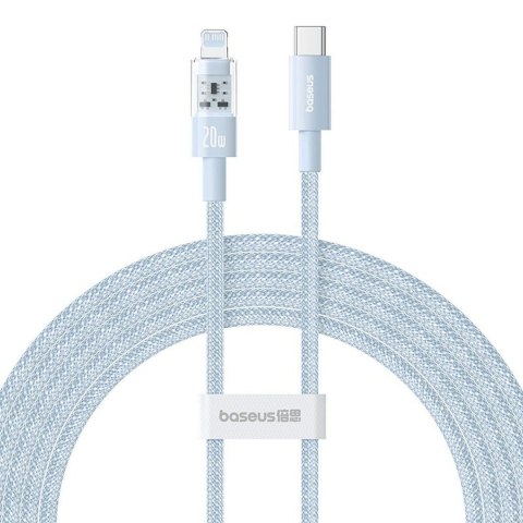 Kabel USB-C do Lightning Baseus P10373001311-01 Niebieski 2 m