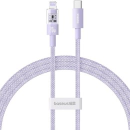 Kabel USB-C do Lightning Baseus P10373001511-00 Purpura 1 m