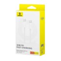 Kabel USB-C na USB-C Baseus P10365200211-00 Biały 1 m