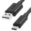Kabel USB A na USB C Unitek Y-C481BK Biały 50 cm