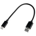 Kabel USB-C do USB Unitek Y-C480BK Biały 25 cm