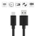 Kabel USB-C do USB Unitek Y-C480BK Biały 25 cm
