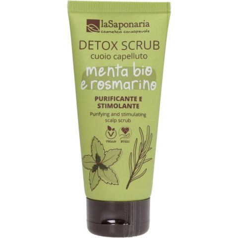 Peeling oczyszczający La Saponaria Detox - Menta e Rosmarino 100 ml