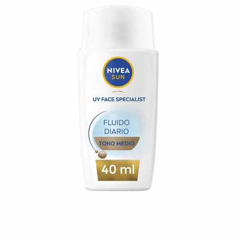 Krem Przeciwsłoneczny do Twarzy Nivea SUN FACIAL Średni Odcień Spf 50 Spf 50+ 40 ml