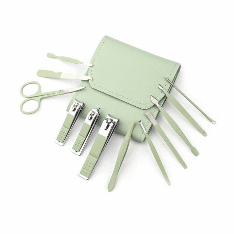 Zestaw do Manicure Paloma Beauties HIGIENE Y BIENESTAR Kolor Zielony 12 Części