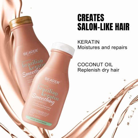Szampon Wygładzający Beaver BRAZILIAN KERATIN 350 ml