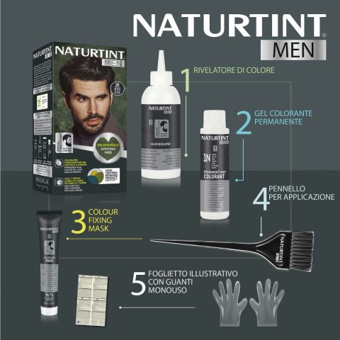 Trwała Koloryzacja Naturtint NATURTINT MEN 3 - Ciemny Szatyn
