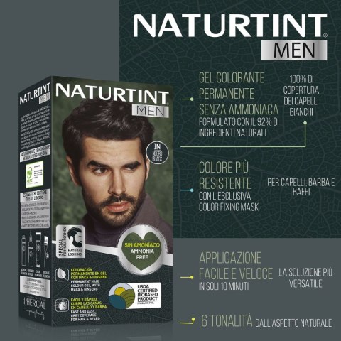 Trwała Koloryzacja Naturtint NATURTINT MEN 5 - Jasny Kasztan