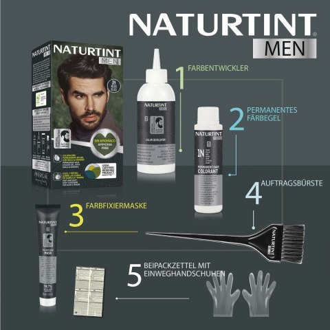 Trwała Koloryzacja Naturtint NATURTINT MEN 6-rubio oscuro