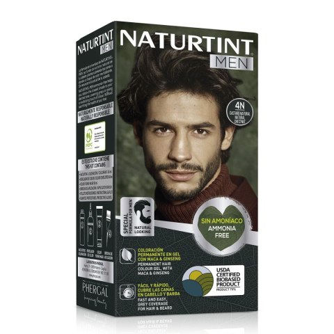 Trwała Koloryzacja Naturtint NATURTINT MEN Nº 4n-Castano Natural