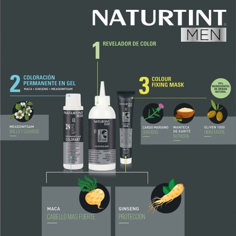 Trwała Koloryzacja Naturtint NATURTINT MEN Nº 4n-Castano Natural