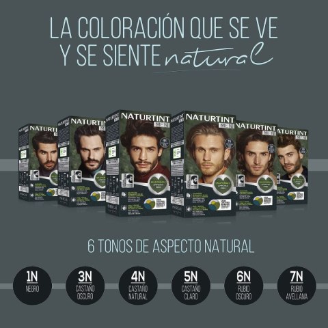 Trwała Koloryzacja Naturtint NATURTINT MEN Nº 4n-Castano Natural