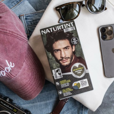 Trwała Koloryzacja Naturtint NATURTINT MEN Nº 4n-Castano Natural