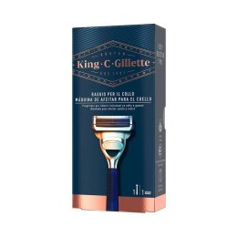 Maszynka do Golenia King C Gillette Neck Razor Niebieski