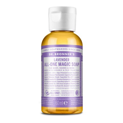 Mydło w płynie Dr Bronner's 60 ml Lawenda