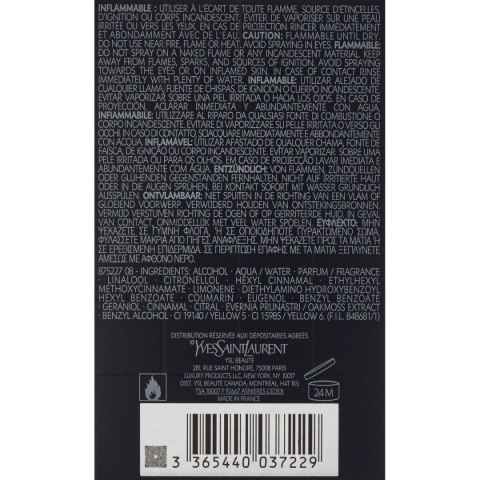 Perfumy Męskie Yves Saint Laurent 2083_3360 EDT